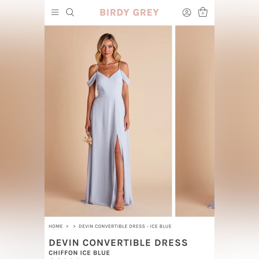 Birdy Grey Devin Convertible Dress in Ice Blue